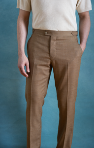 Plain Weave Summer Trouser, Tan